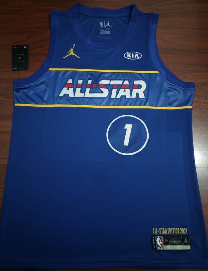 1 Williamson 2021 All star game jersey blue